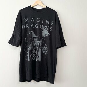 Imagine Dragons Loom World Tour Band Merch T-Shirt Cotton Wizard Graphic